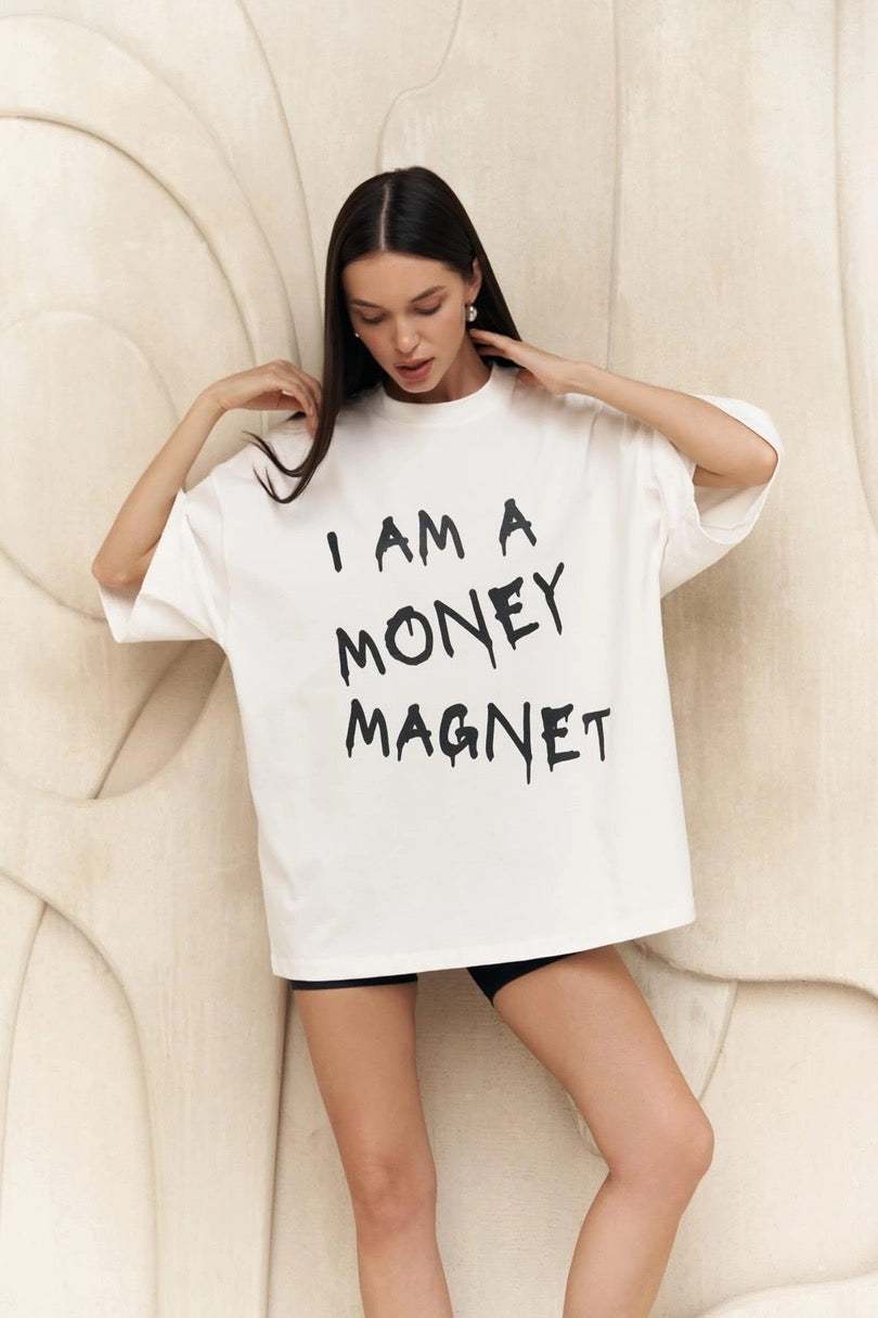 Money Magnet Print T-Shirt