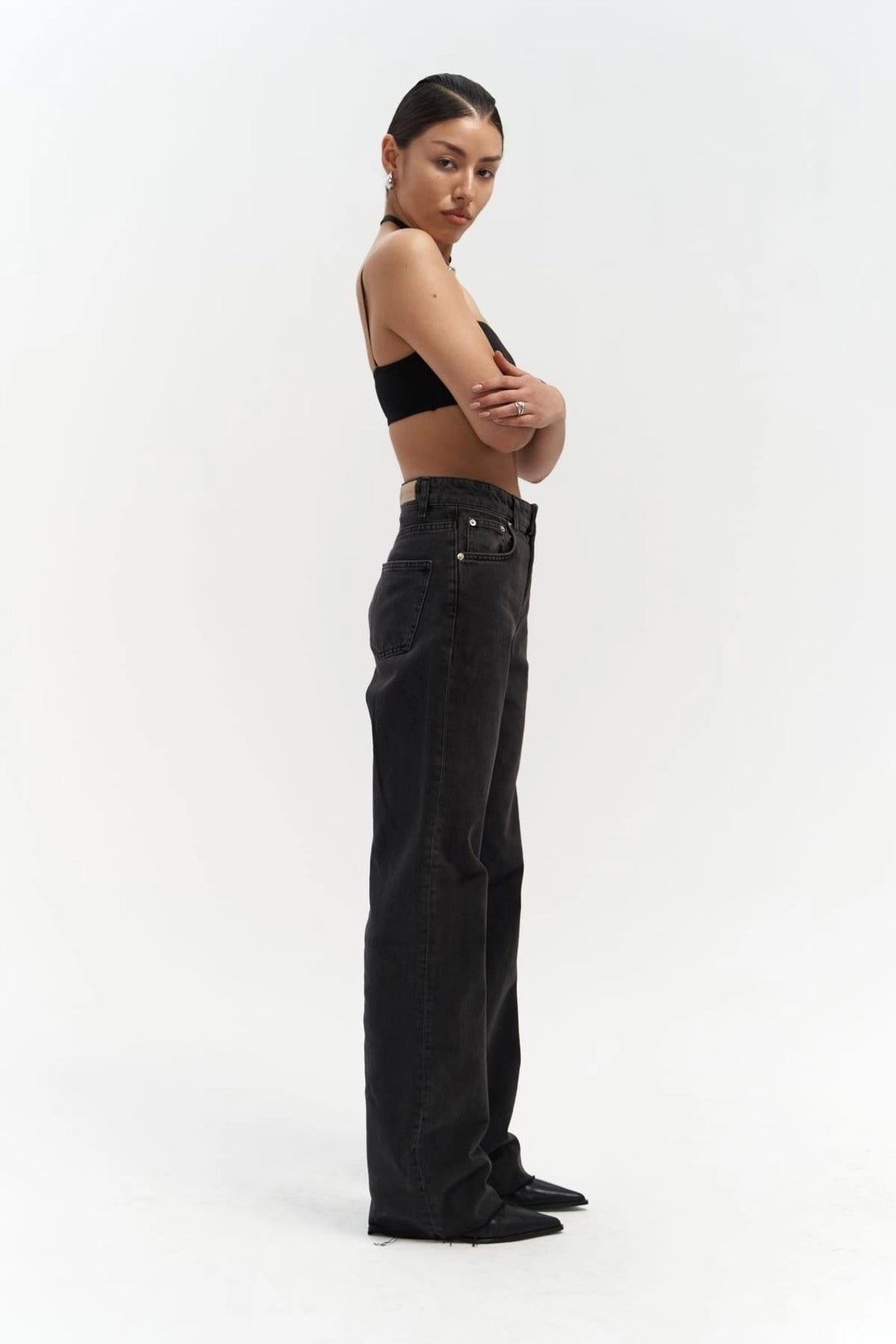 Classic Wardrobe Essential Gray Wash Jeans