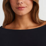 Ruched Side Long Sleeve Top