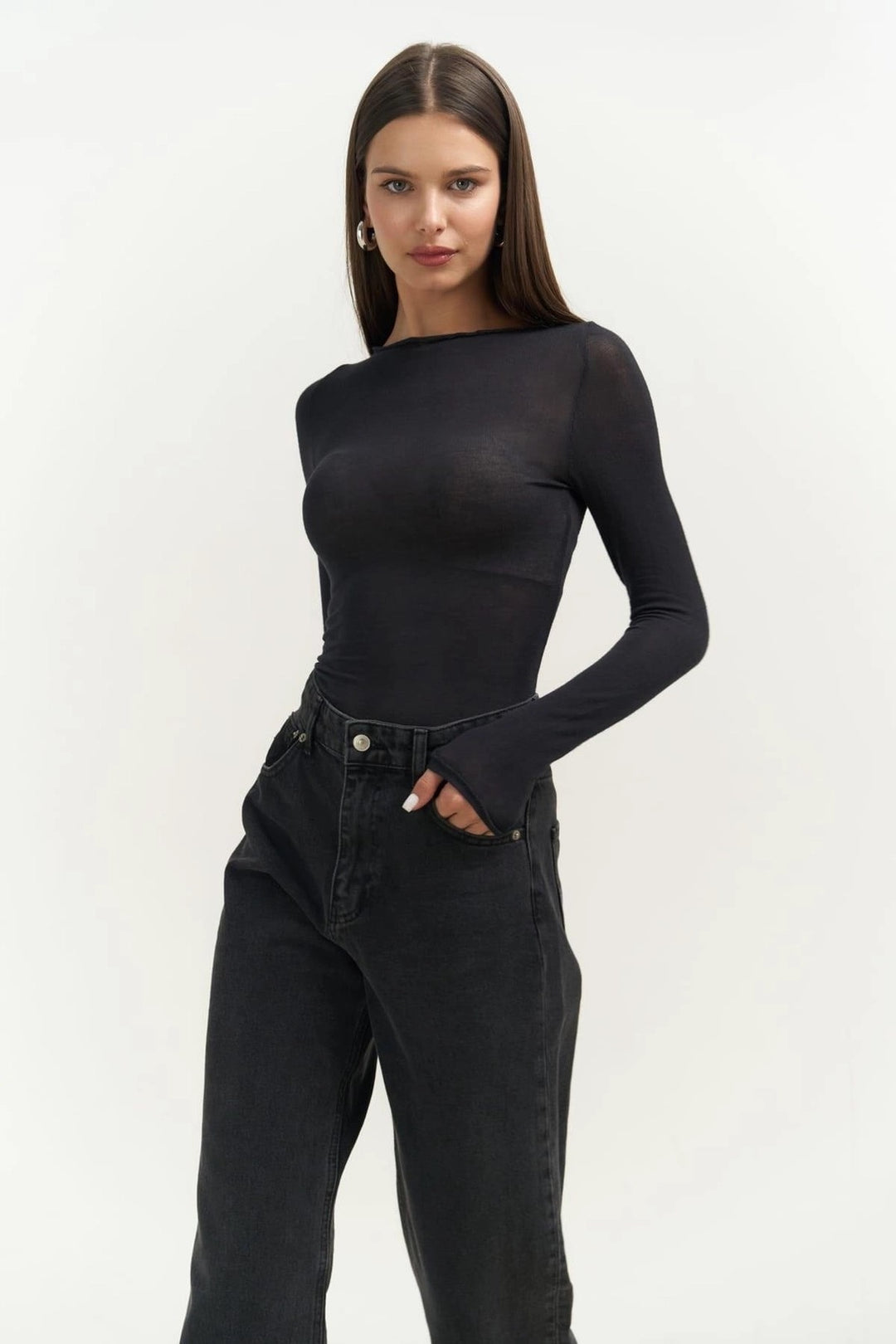 Classic Wardrobe Essential Gray Wash Jeans