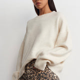 Soft Crewneck Knit Sweater