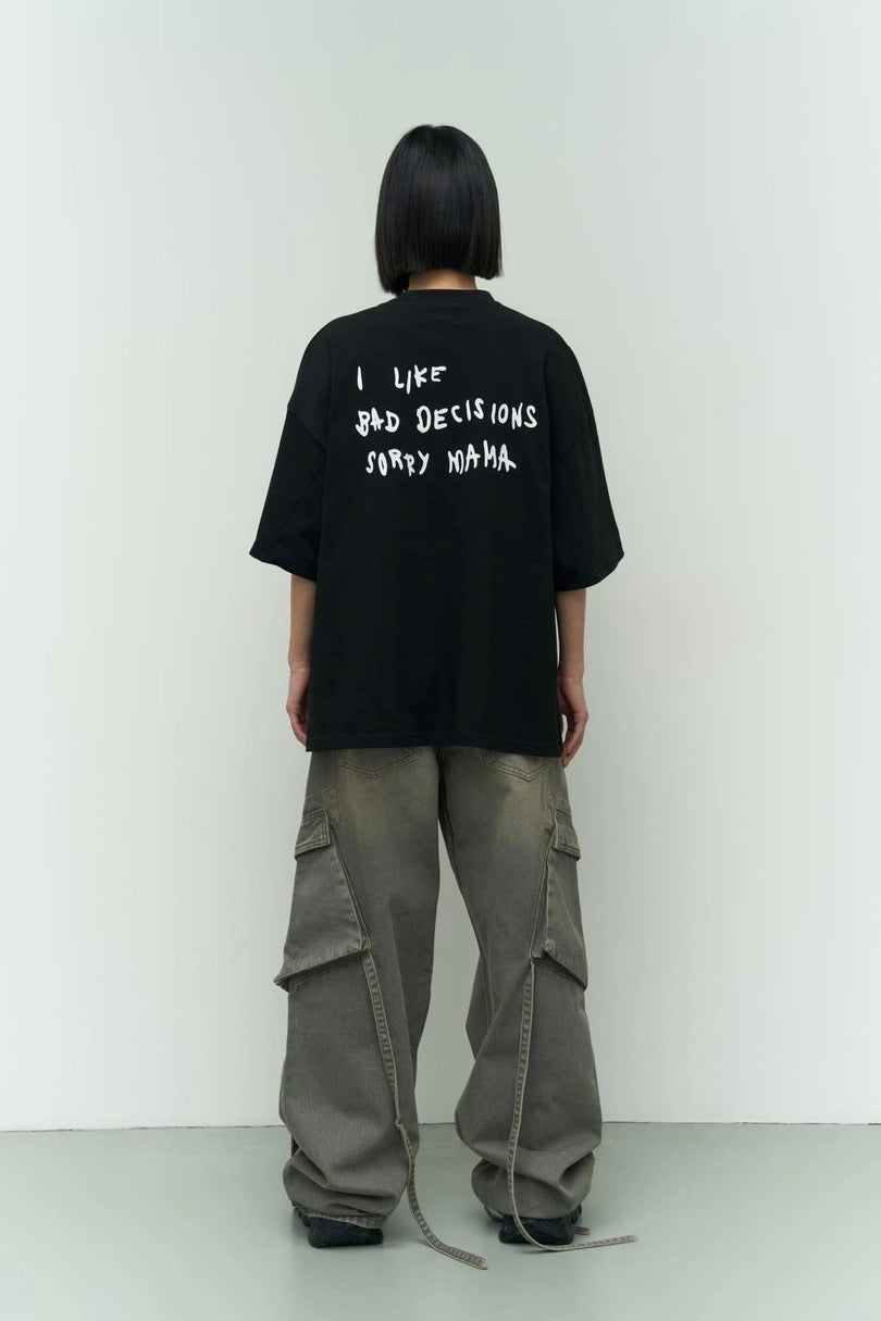 Bad Decision Print T-Shirt