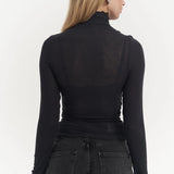 Belina High-Neck White Thin Body