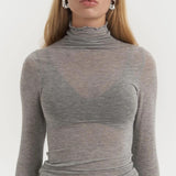 Belina High-Neck White Thin Body