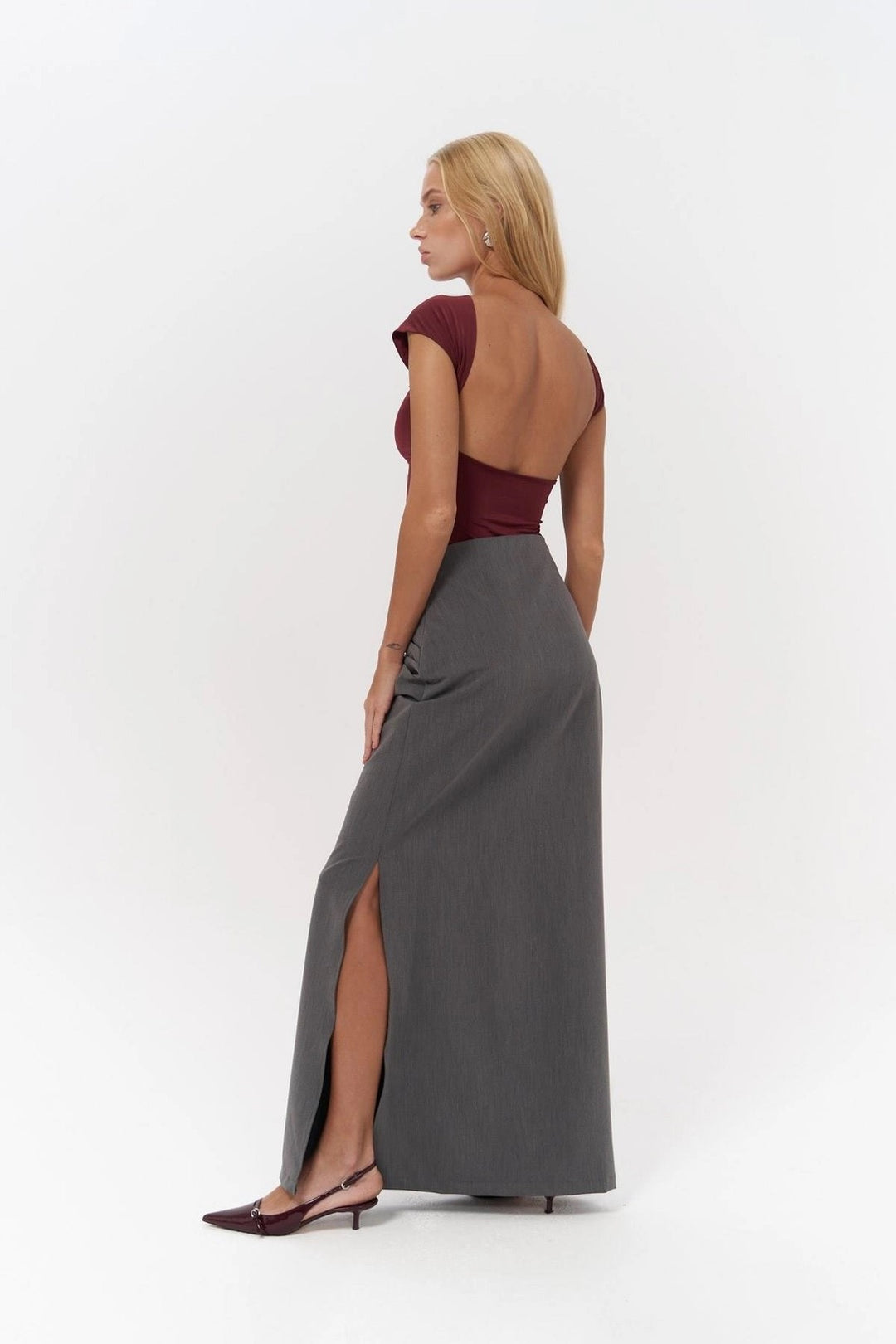 Meli Open-Back White Crop