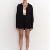 Muslin Shirt Set
