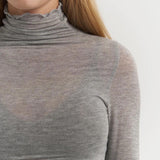 Belina High-Neck White Thin Body