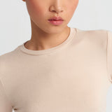 Basic Long Sleeve Crop Top