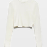 Basic Long Sleeve Crop Top