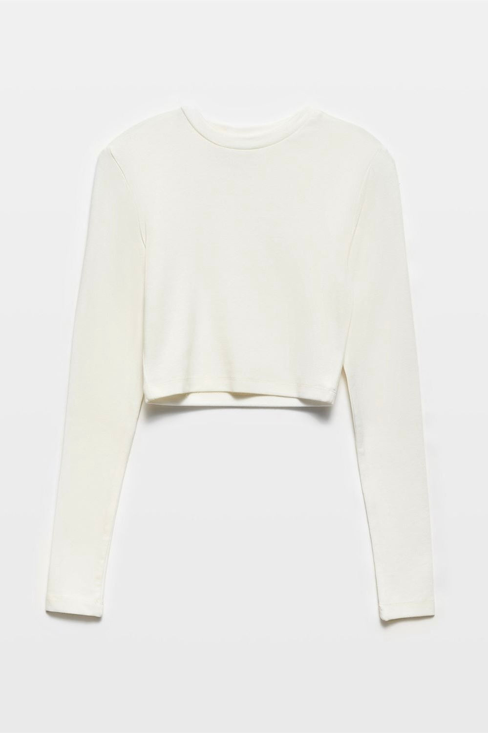 Basic Long Sleeve Crop Top
