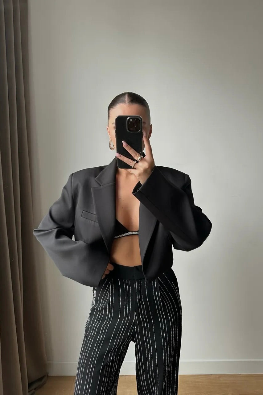 Eva Cropped Blazer