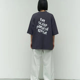 Eat Sleep Porsche Repeat Print T-shirt