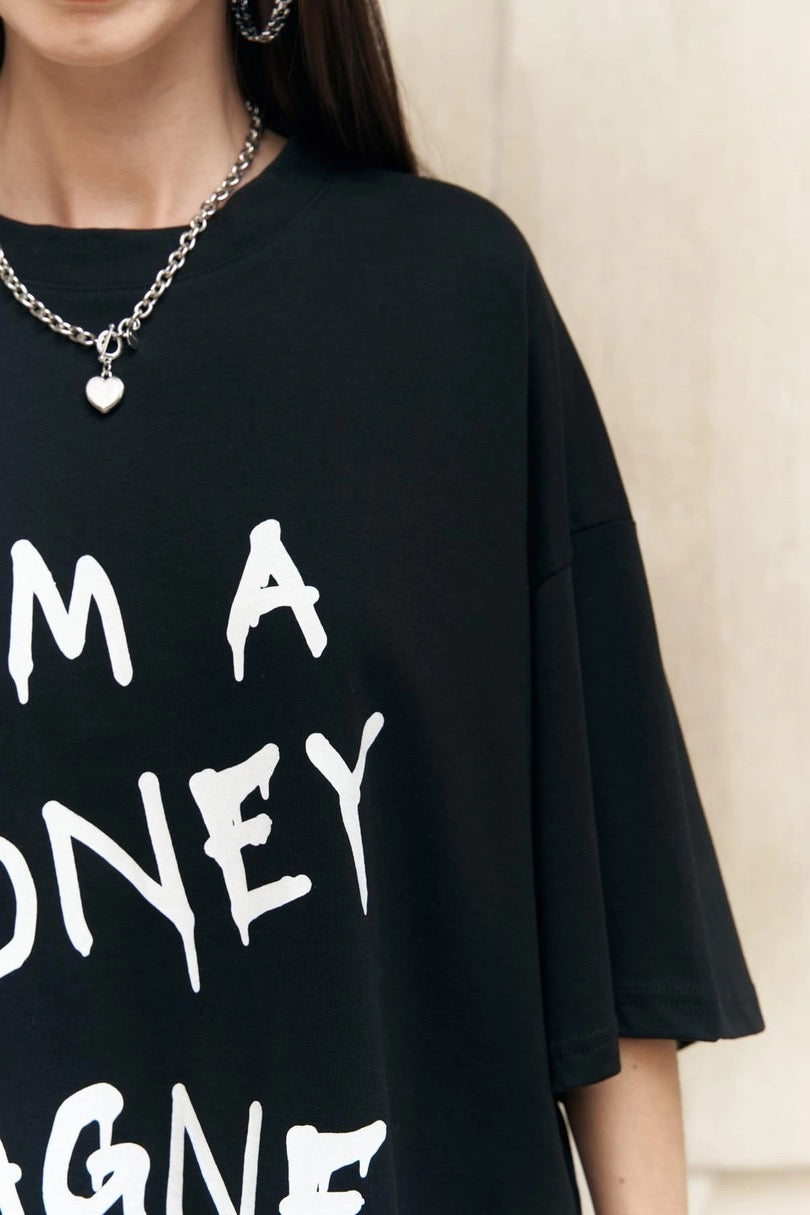 Money Magnet Print T-Shirt