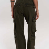 Distressed Cargo Jeans