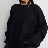 Soft Crewneck Knit Sweater