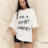 Money Magnet Print T-Shirt