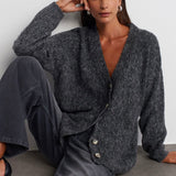 Cozy Button-Up Knit Cardigan