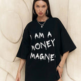 Money Magnet Print T-Shirt
