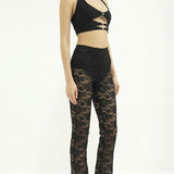 Lace Flare Pants