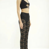Lace Flare Pants