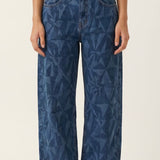 Prism Print Baggy Jean