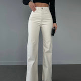 Palazzo Straight Jeans