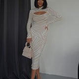 Zebra Print Chest Show Dress