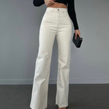 Palazzo Straight Jeans