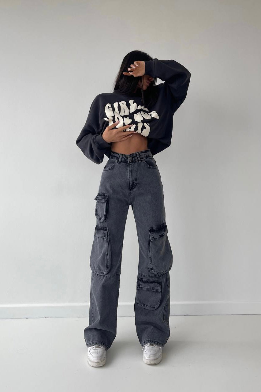 Pockets Cargo Jeans