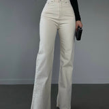Palazzo Straight Jeans