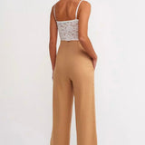 Latte Linen Pants