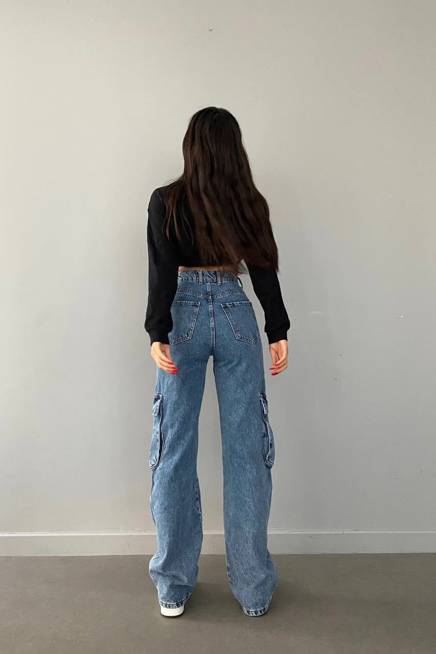 Pockets Cargo Jeans
