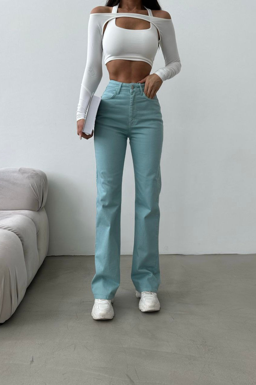 Plain Jeans In Colors