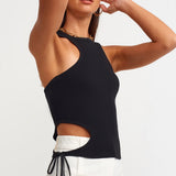 Hip Tie Detailed Top