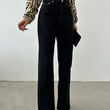 Palazzo Straight Jeans