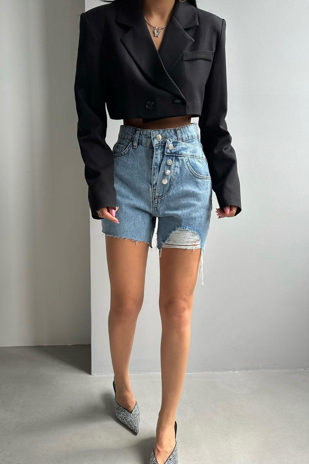 Loria Denim Shorts
