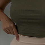 Mini Fitted Ribbed Tank Top