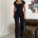Sagrado Stitch Palazzo Pants