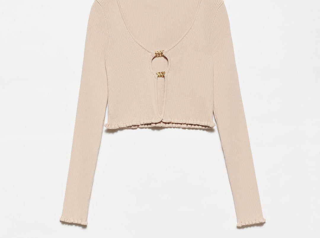 Chain Connect Mini Cardigan