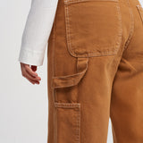 Straight Cargo Pants Brown