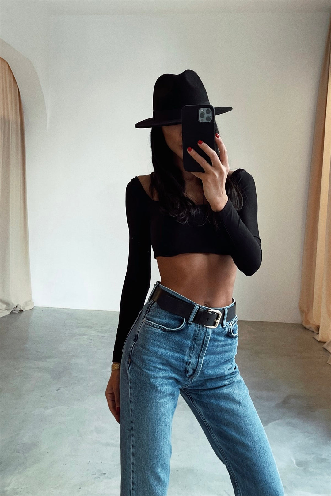 Square Neck Crop Top