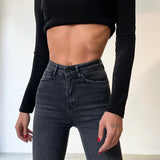 High Waist Stretch Fit Jeans