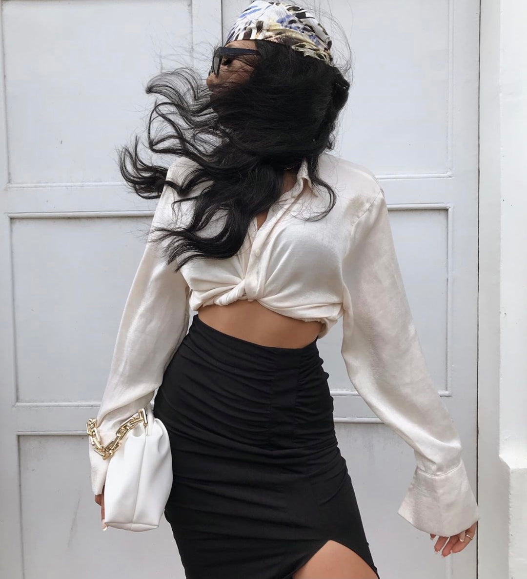 Ruched Skirt