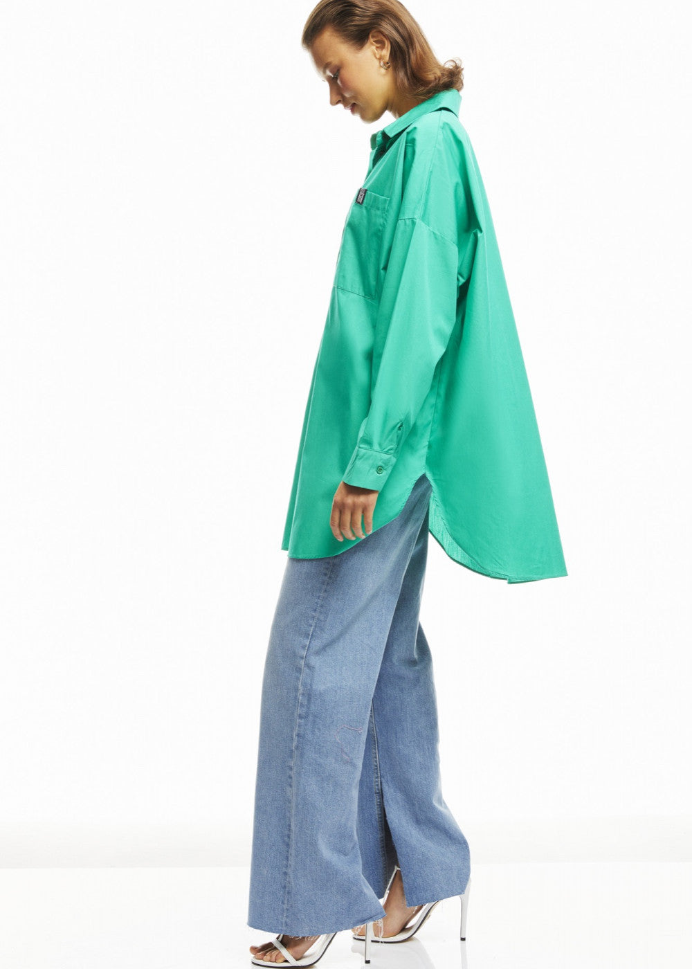 Asymmetric Button Shirt