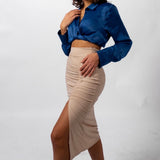 Ruched Skirt
