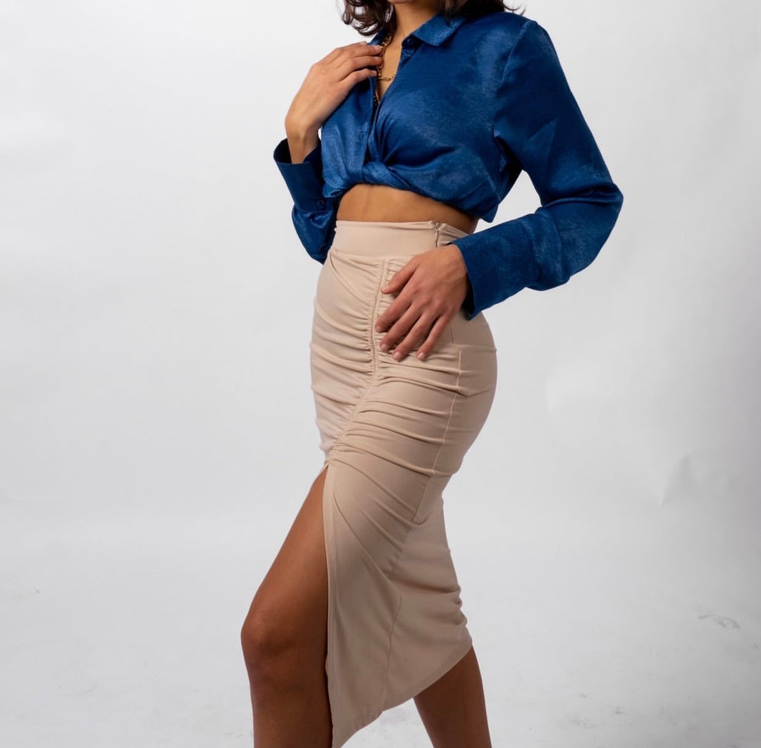 Ruched Skirt