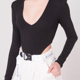 Padded Shoulder Bodysuit