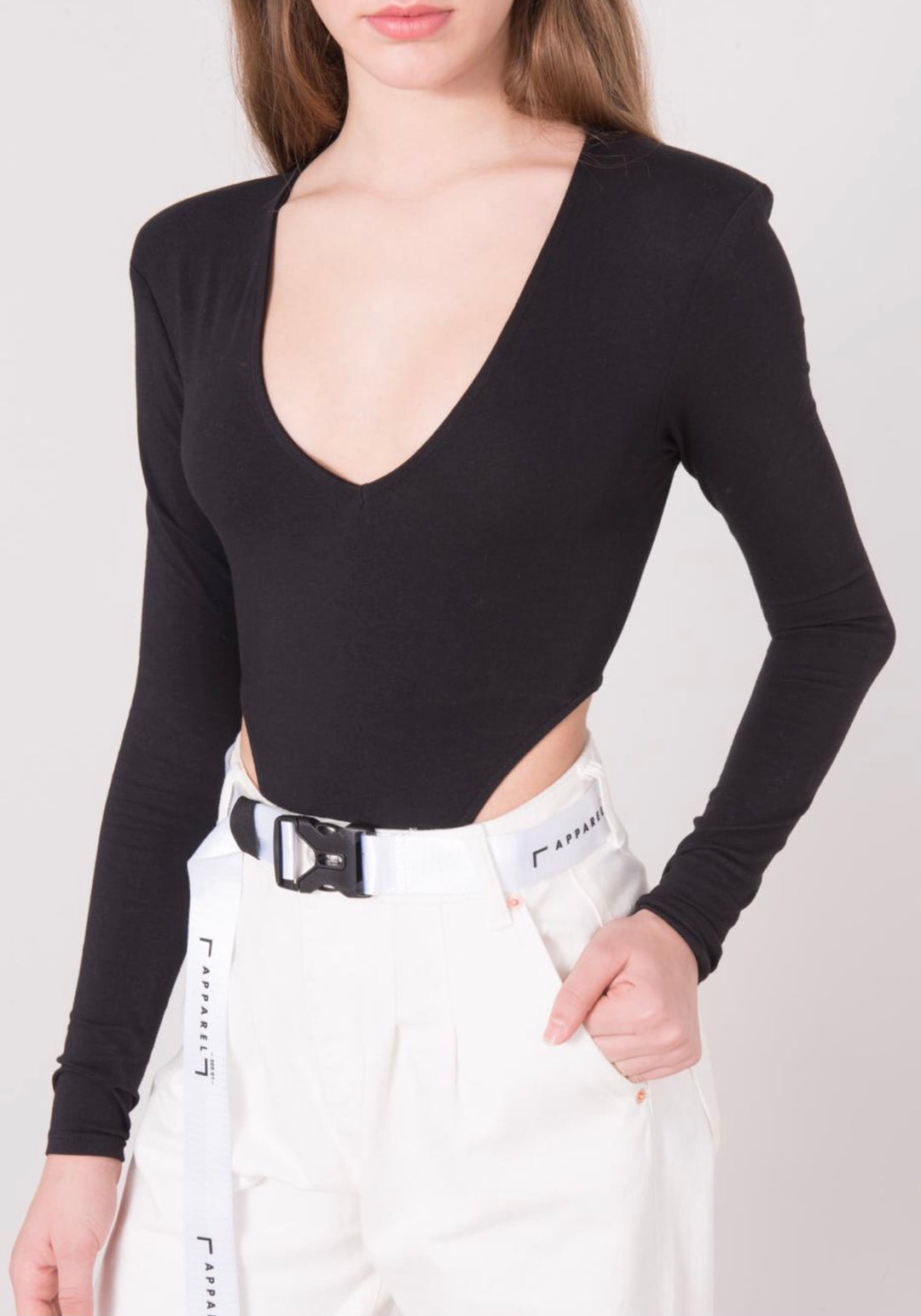 Padded Shoulder Bodysuit