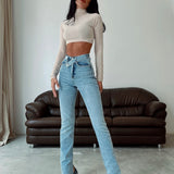 Cross Belt Jeans