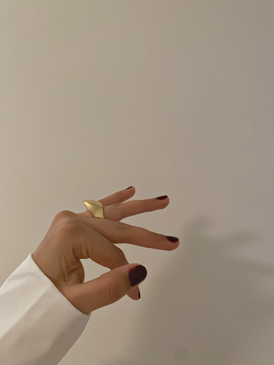Chunky Tapered Band Ring